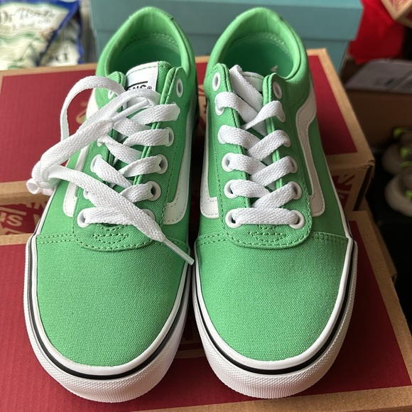 BRAND NEW Vans Ward Summer green low top shoe - Picture 2 of 5
